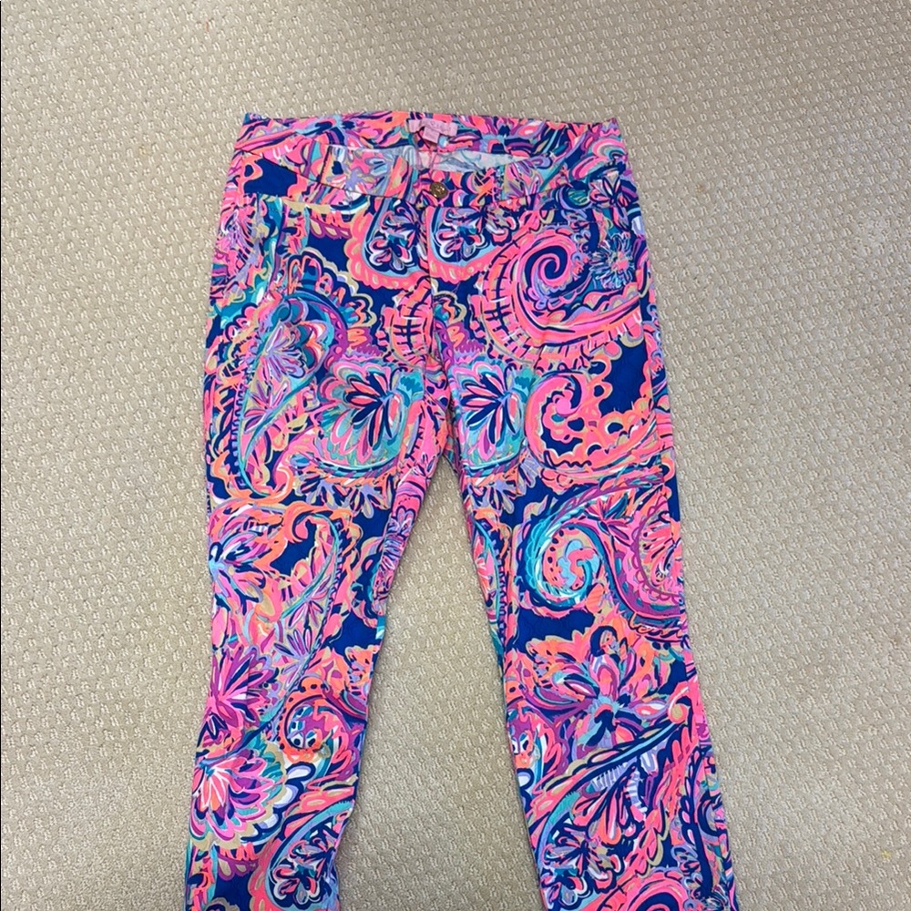 Lilly Pulitzer Paisley Print Pants